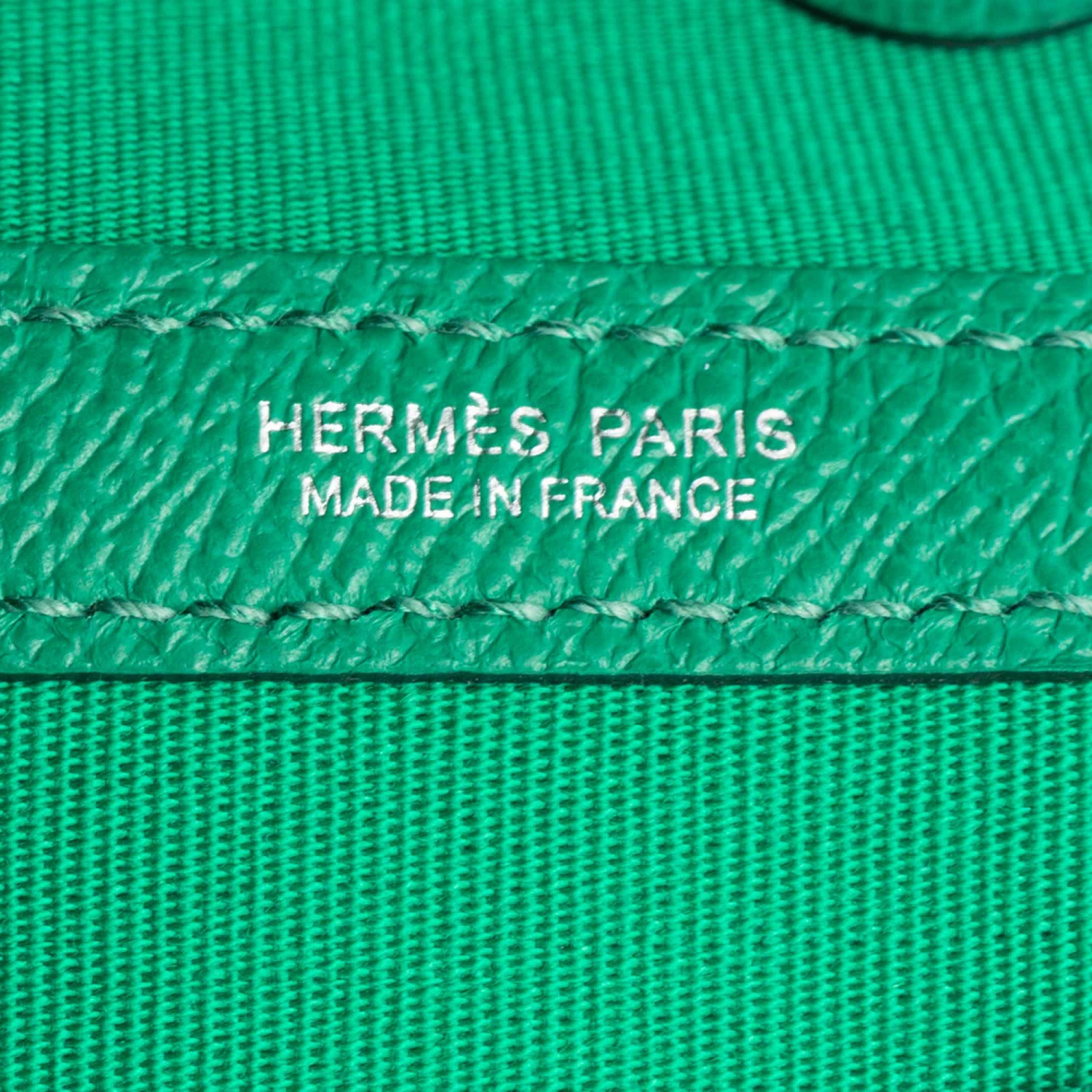 Hermes Bleu Azteque/Menthe Toile And Epsom Leather Garden Party 30 Bag For Women 16 Hermes Bleu Azteque/Menthe Toile And Epsom Leather Garden Party 30 Bag For Women - Image 14