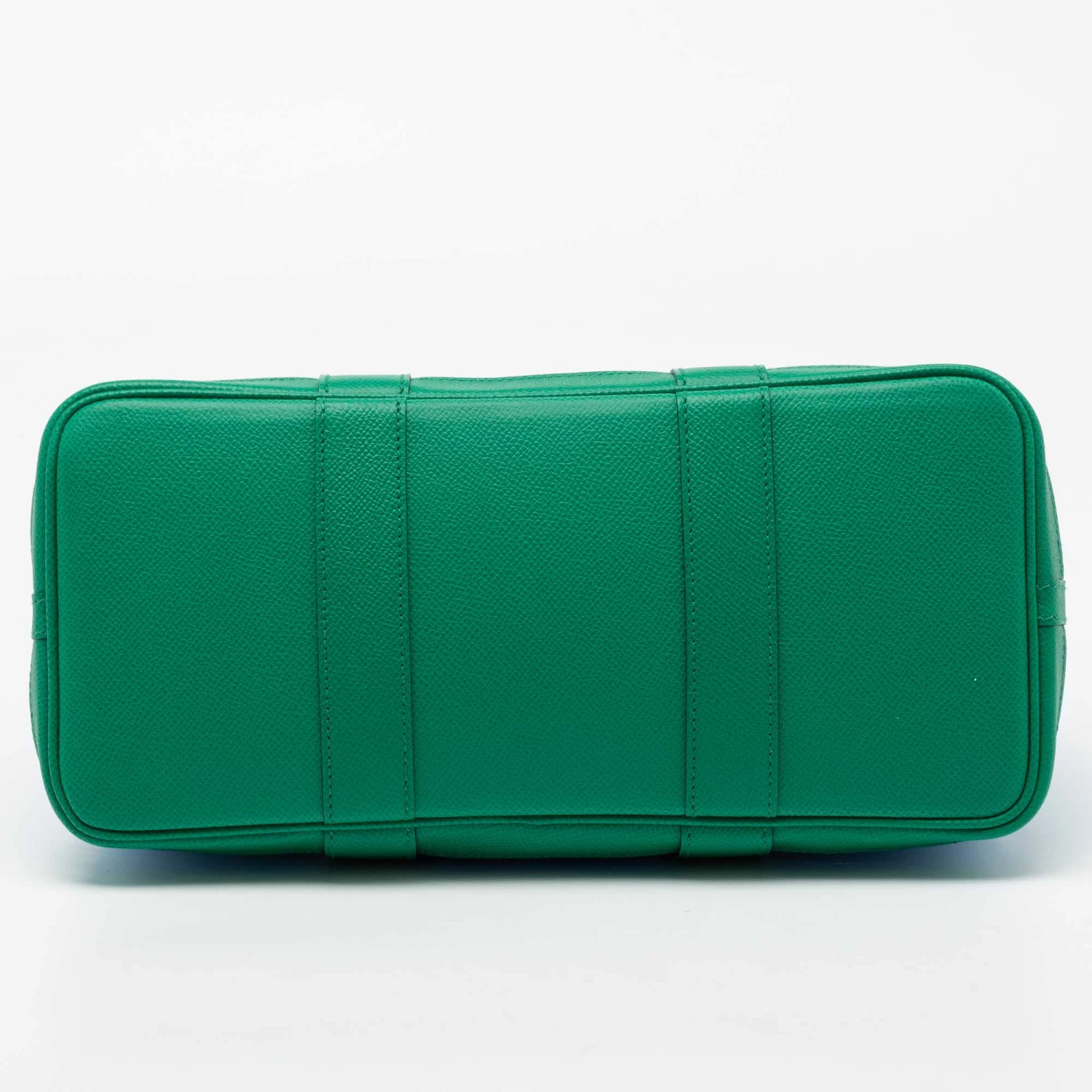 Hermes Bleu Azteque/Menthe Toile And Epsom Leather Garden Party 30 Bag For Women 9 Hermes Bleu Azteque/Menthe Toile And Epsom Leather Garden Party 30 Bag For Women - Image 7