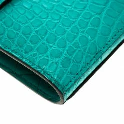 Hermes Blue Paon Alligator Long Kelly Wallet For Women -Deals Hermes Store luxury women hermes new handbags p93283 010
