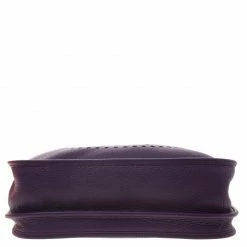 Hermes Purple Clemence Leather Limited Edition Evelyne III GM Bag For Women 19 Hermes Purple Clemence Leather Limited Edition Evelyne III GM Bag For Women -Deals Hermes Store luxury women hermes new handbags p96667 006