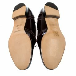 Hermes Burgundy Patent Leather Brogue Loafers Size 39 For Women 15 Hermes Burgundy Patent Leather Brogue Loafers Size 39 For Women -Deals Hermes Store luxury women hermes new shoes p162551 001