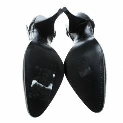 Hermes Black Crocodile Leather Ankle Strap Pumps Size 38.5 For Women -Deals Hermes Store luxury women hermes new shoes p167449 001