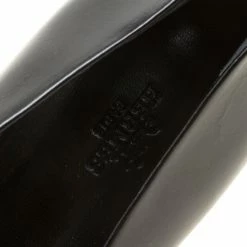 Hermes Black Leather Laura Pointed Toe Ballet Flats Size 40 For Women -Deals Hermes Store luxury women hermes new shoes p176365 006
