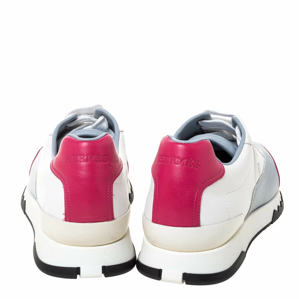 Hermes Hermès Multicolor Leather Trail Low Top Sneakers Size 38.5 For Women 7 Hermes Hermès Multicolor Leather Trail Low Top Sneakers Size 38.5 For Women - Image 5