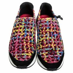 Hermes Multicolour Braided Fabric Cavalcadour Print Oxygene Sneakers Size 39 For Women -Deals Hermes Store luxury women hermes new shoes p354443 004