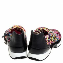 Hermes Multicolour Braided Fabric Cavalcadour Print Oxygene Sneakers Size 39 For Women -Deals Hermes Store luxury women hermes new shoes p354443 005
