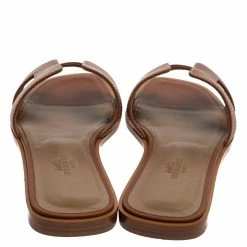 Hermes Brown Leather Oran Sandals Size 37 For Women -Deals Hermes Store luxury women hermes new shoes p393332 005