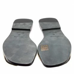 Hermes Metallic Pale Gold Twisted Metal Thread Oran Sandals Size 37 For Women 15 Hermes Metallic Pale Gold Twisted Metal Thread Oran Sandals Size 37 For Women -Deals Hermes Store luxury women hermes new shoes p394792 002