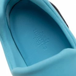 Hermes Blue/Black Neoprene And Suede Run Round Toe Sneakers Size 39 For Women -Deals Hermes Store luxury women hermes new shoes p411800 004