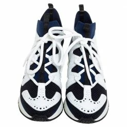 Hermes Multicolor Knit Fabric And Brogue Leather Action High Top Sneakers Size 36 For Women -Deals Hermes Store luxury women hermes new shoes p428801 004