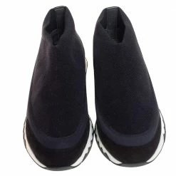 Hermes Black Knit Fabric Tokyo Slip On Sneakers Size 37.5 For Women 12 Hermes Black Knit Fabric Tokyo Slip On Sneakers Size 37.5 For Women -Deals Hermes Store luxury women hermes new shoes p430581 007
