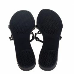Hermes Black Rubber Chain Slide Sandals Size 39 For Women 15 Hermes Black Rubber Chain Slide Sandals Size 39 For Women -Deals Hermes Store luxury women hermes new shoes p434872 001