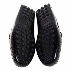 Hermes Black Patent Leather Slip On Irving Loafers Size 37.5 For Women -Deals Hermes Store luxury women hermes new shoes p444650 001