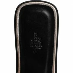 Hermes Gold Suede Embellished Oran Sandals Size 40.5 For Women 16 Hermes Gold Suede Embellished Oran Sandals Size 40.5 For Women -Deals Hermes Store luxury women hermes new shoes p518917 004