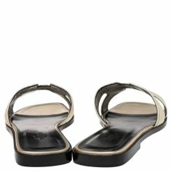 Hermes Gold Suede Embellished Oran Sandals Size 40.5 For Women 14 Hermes Gold Suede Embellished Oran Sandals Size 40.5 For Women -Deals Hermes Store luxury women hermes new shoes p518917 006