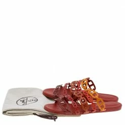 Hermes Multicolor Leather Thalassa Flats Size 38 For Women -Deals Hermes Store luxury women hermes new shoes p578335 001