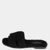Hermes Black Shearling Oran Slide Sandals EU 37 For Women -Deals Hermes Store luxury women hermes new shoes p624450 005