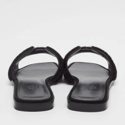 Hermes Black Fur Oran Sandals Size 36 For Women -Deals Hermes Store luxury women hermes new shoes p639719 003