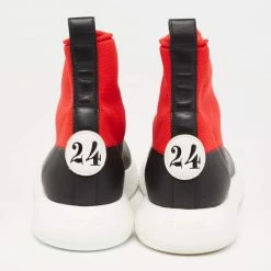 Hermes Red/Black Fabric And Leather High Top Sneakers Size 37 For Women 15 Hermes Red/Black Fabric And Leather High Top Sneakers Size 37 For Women -Deals Hermes Store luxury women hermes new shoes p639874 005