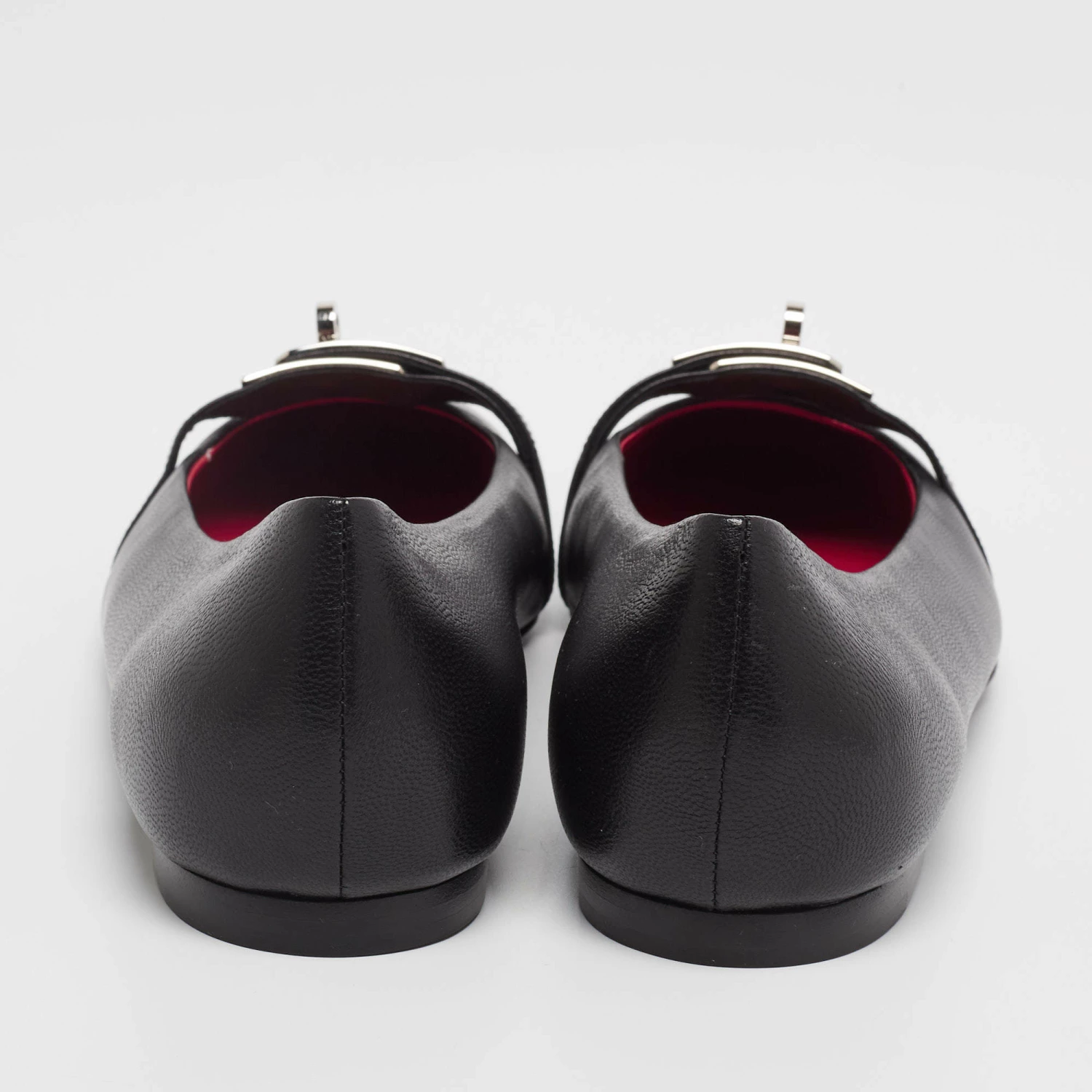 Hermes Black Leather Bilbao Ballet Flats Size 40 For Women 7 Hermes Black Leather Bilbao Ballet Flats Size 40 For Women - Image 5
