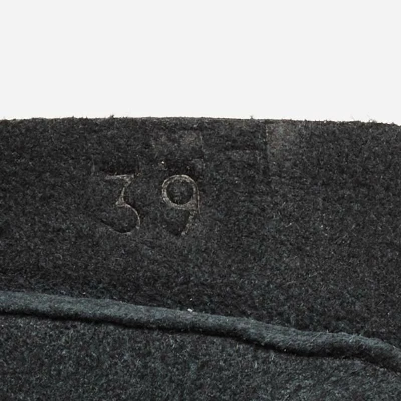 Hermes Grey/Black Leather Cavalcadour Print Braided Silk Oxygene Sneakers Size 39 For Women 10 Hermes Grey/Black Leather Cavalcadour Print Braided Silk Oxygene Sneakers Size 39 For Women - Image 8