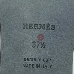 Hermes Black Suede Studded Oran Sandals Size 37.5 For Women -Deals Hermes Store luxury women hermes new shoes p673374 009