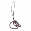 Hermes Dark Maroon Leather Paddock Cheval Horse Bag Charm For Women