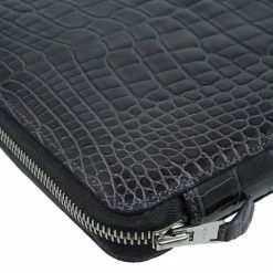 Hermes Grey Crocodile Leather Zip Around Agenda For Women -Deals Hermes Store luxury women hermes new travel p42883 008