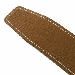 Hermes Brown/Dark Brown Leather H Buckle Reversible Belt 80CM For Women -Deals Hermes Store luxury women hermes used accessories p103141 0005