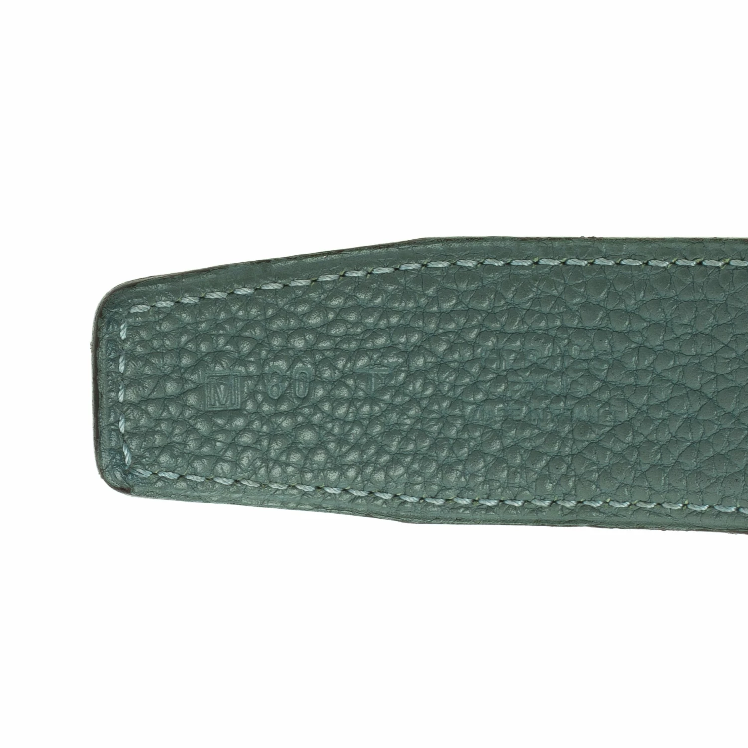 Hermes Black/Blue Leather H Buckle Reversible Belt 80CM For Women 7 Hermes Black/Blue Leather H Buckle Reversible Belt 80CM For Women - Image 5