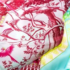 Hermes Aloha Multicolor Printed Silk Square Scarf For Women -Deals Hermes Store luxury women hermes used accessories p110769 003