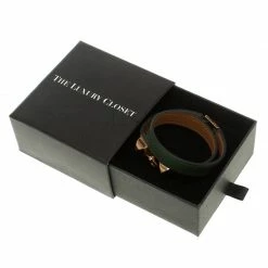 Hermes Rivale Double Tour Bottle Green Leather Rose Gold Plated Bracelet For Women 15 Hermes Rivale Double Tour Bottle Green Leather Rose Gold Plated Bracelet For Women -Deals Hermes Store luxury women hermes used accessories p117159 007
