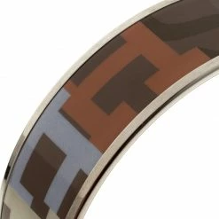 Hermes Printed Enamel Bangle For Women -Deals Hermes Store luxury women hermes used accessories p119866 003