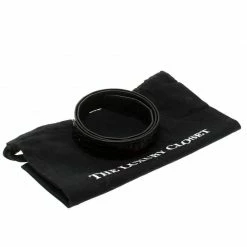 Hermes Black Porosus Crocodile Leather Belt Strap 85cm For Women -Deals Hermes Store luxury women hermes used accessories p120662 0006