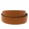 Hermes Orange And Black Leather Reversible Belt Strap 85cm For Women