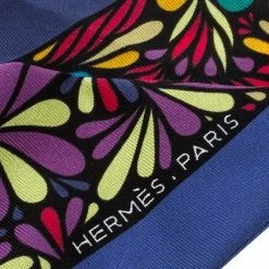 Hermes Millefleurs Du Mexique Printed Silk Twilly Scarf For Women -Deals Hermes Store luxury women hermes used accessories p131232 003