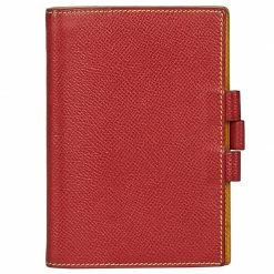 Hermes Two-Tone Courchevel Leather Agenda Cover For Women