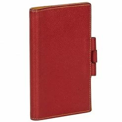 Hermes Two-Tone Courchevel Leather Agenda Cover For Women 10 Hermes Two-Tone Courchevel Leather Agenda Cover For Women -Deals Hermes Store luxury women hermes used accessories p135169 0003