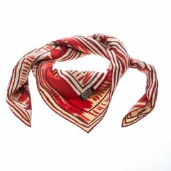 Hermes Red And Beige Horse And Jockey Printed Silk Square Scarf For Women 9 Hermes Red And Beige Horse And Jockey Printed Silk Square Scarf For Women -Deals Hermes Store luxury women hermes used accessories p144093 003