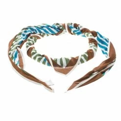 Hermes La Mediterranee Printed Silk Jersey Triangle Scarf For Women -Deals Hermes Store luxury women hermes used accessories p144110 0003