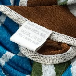 Hermes La Mediterranee Printed Silk Jersey Triangle Scarf For Women -Deals Hermes Store luxury women hermes used accessories p144110 0006