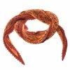 Hermes Orange Les Sources De La Vie Printed Plisse Silk Diamond Scarf For Women -Deals Hermes Store luxury women hermes used accessories p144148 0001