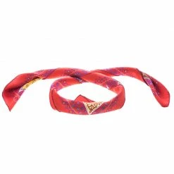 Hermes Red L'Arbre De Vie Printed Silk Square Scarf For Women -Deals Hermes Store luxury women hermes used accessories p144214 0003