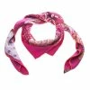 Hermes Pink Fleurs D'Indiennes Printed Silk Square Scarf For Women -Deals Hermes Store luxury women hermes used accessories p144222 0001