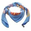 Hermes Blue Reves D'Escargots Printed Silk Square Scarf For Women -Deals Hermes Store luxury women hermes used accessories p144227 001