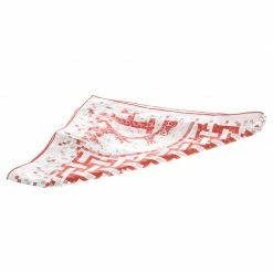 Hermes Orange Mosaique Au 24 Printed Silk Square Scarf For Women -Deals Hermes Store luxury women hermes used accessories p144230 0004