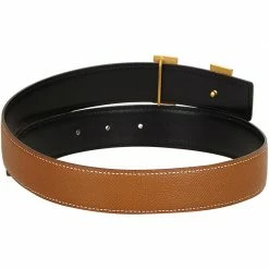 Hermes Brown H Logo Constance Belt For Women -Deals Hermes Store luxury women hermes used accessories p147267 003