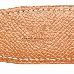 Hermes Brown H Logo Constance Belt For Women -Deals Hermes Store luxury women hermes used accessories p147267 004