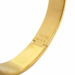 Hermes Clic Clac H Purple Enameled Gold-Plated Bracelet PM For Women -Deals Hermes Store luxury women hermes used accessories p14742 008