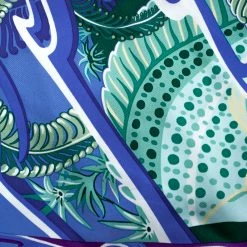 Hermes De La Mer Au Ciel Blue Printed Silk Square Scarf For Women -Deals Hermes Store luxury women hermes used accessories p147544 0004